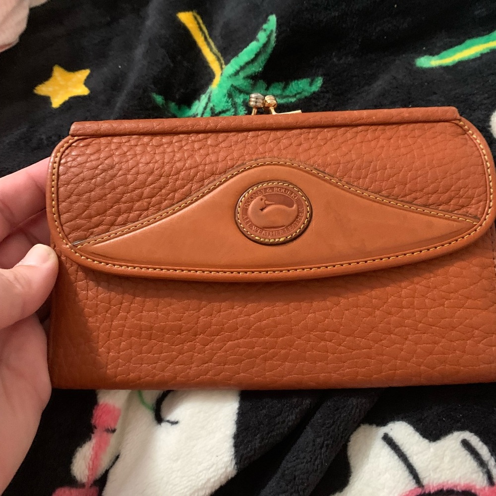 Vintage Dooney & Bourke Wallet with Coin Purse and Check Book Holder